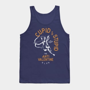 Cupid Is Stupid Anti Valentine's Day Tank Top